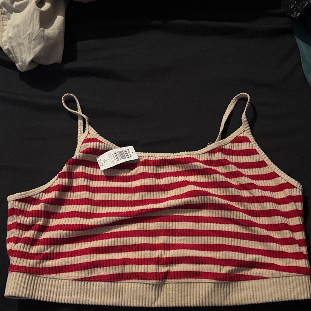 Torrid Ribbed cropped cami